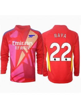 Arsenal David Raya #22 Målvakt Replika Borta Kläder 2024-25 Långärmad